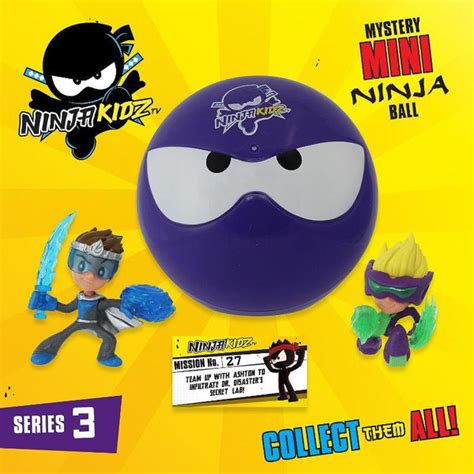 ninjabol.com|NINJA KIDZ TV Mini Mystery Ninja Ball .